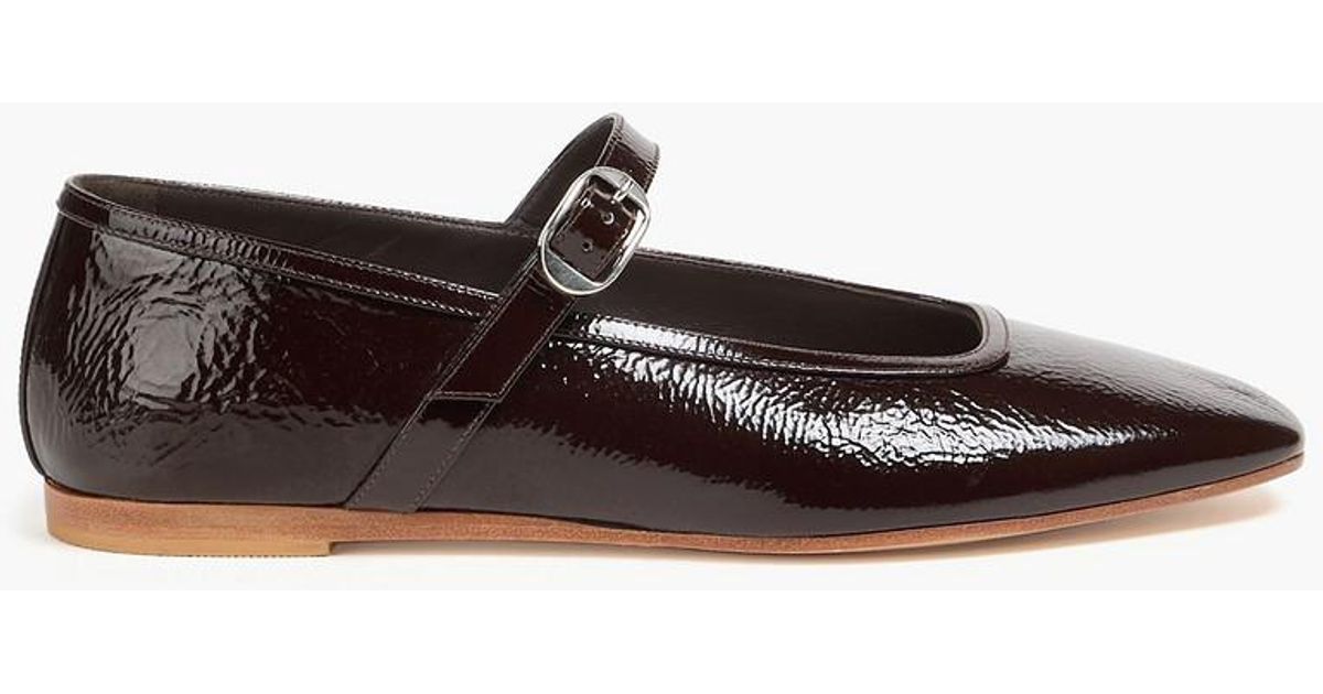 Le Monde Beryl Ballet Patent-Leather Mary Jane Flats in Black | Lyst UK