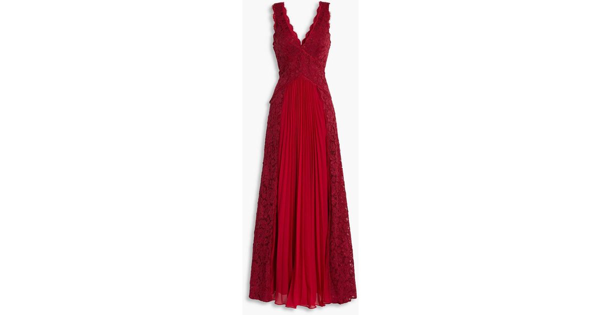 zac posen burgundy dress For Love & Lemons Francesca Mini Dress