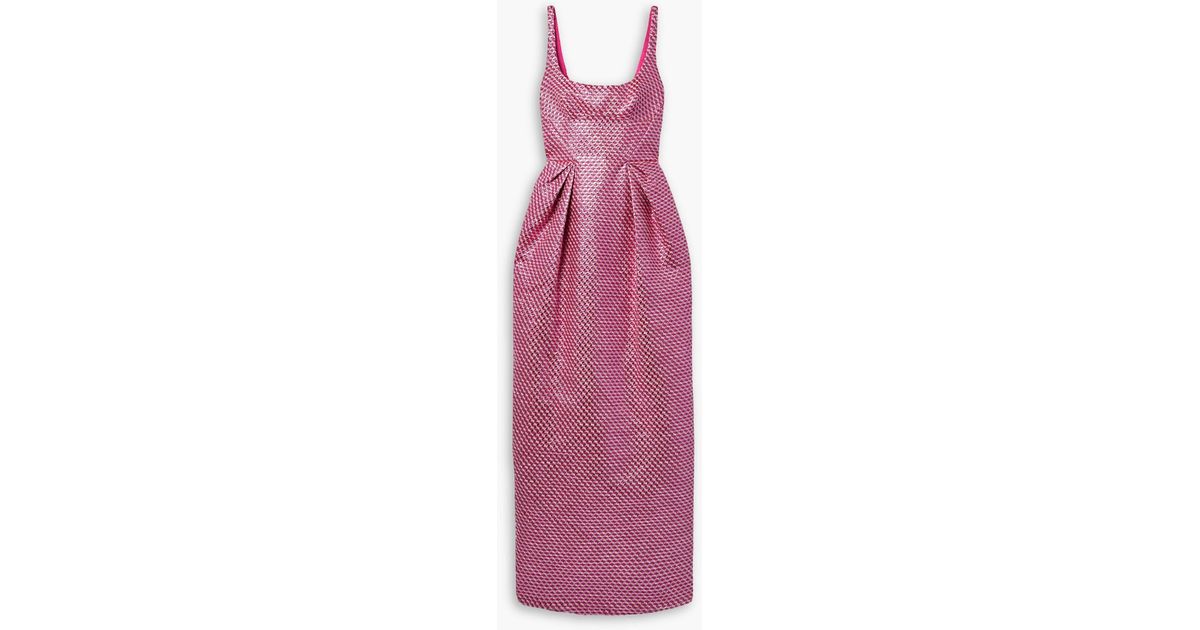 strapless open back dress Rosemary Strapless Tiered Maxi Dress - Pink | Occasion Dress in Sizes  XXS6X