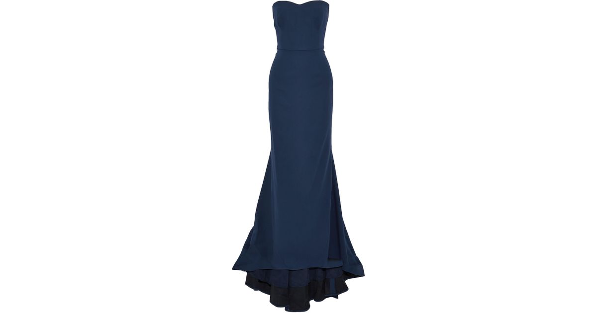silk crepe gown