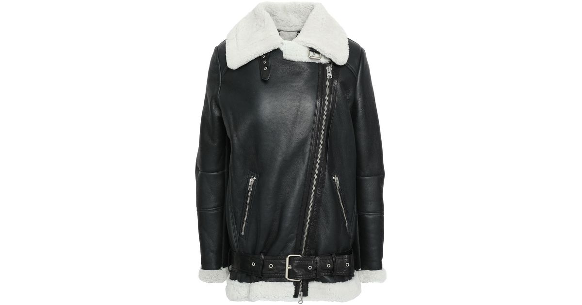 muubaa shearling jacket
