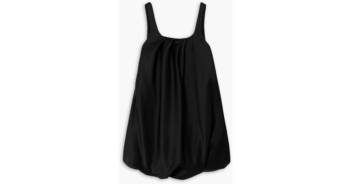 jw anderson rolled hem duchesse mini dress JW ANDERSON Rolled-Hem Camisole Duchesse-Satin Mini dress size US 2