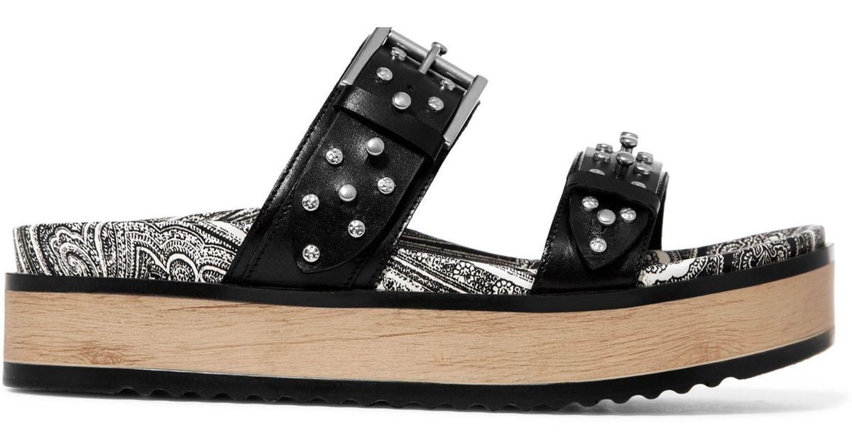 studded platform slides