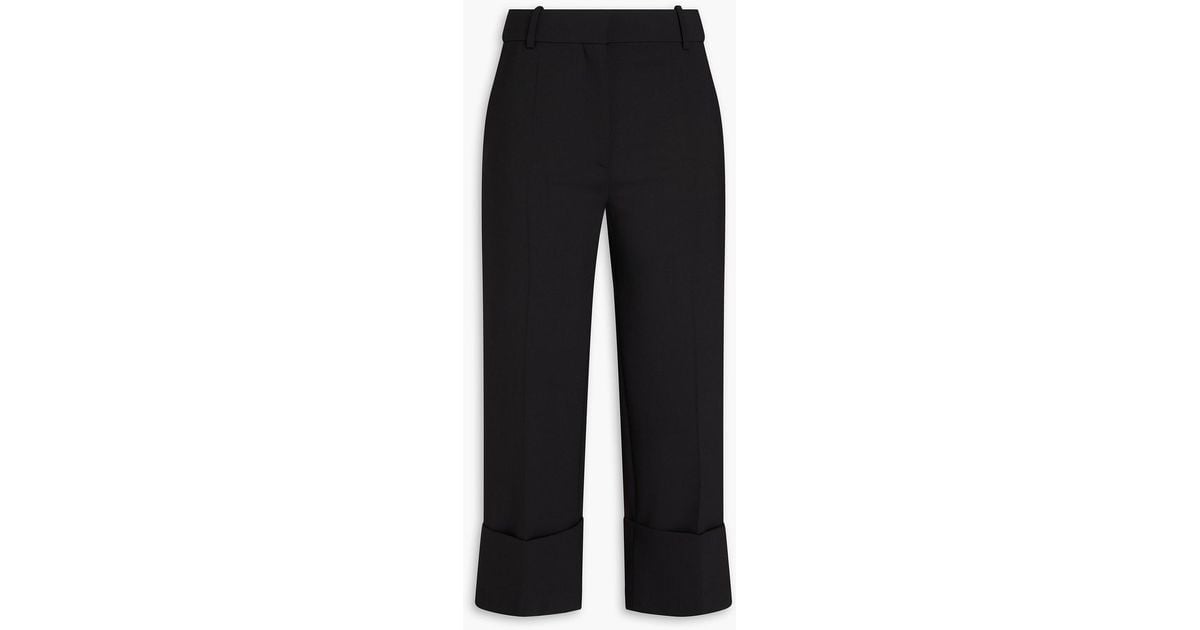 Valentino Garavani straight-leg wool trousers - Black