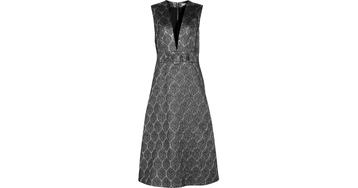 Brocade Midi Dress
