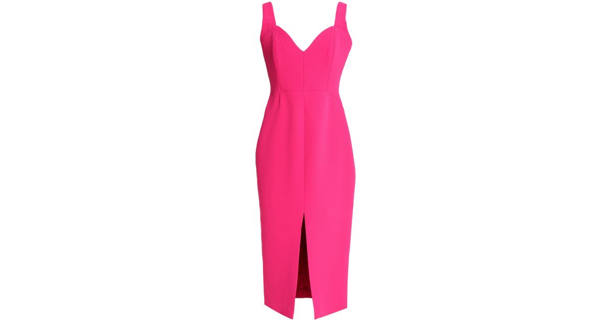 midi dress split front