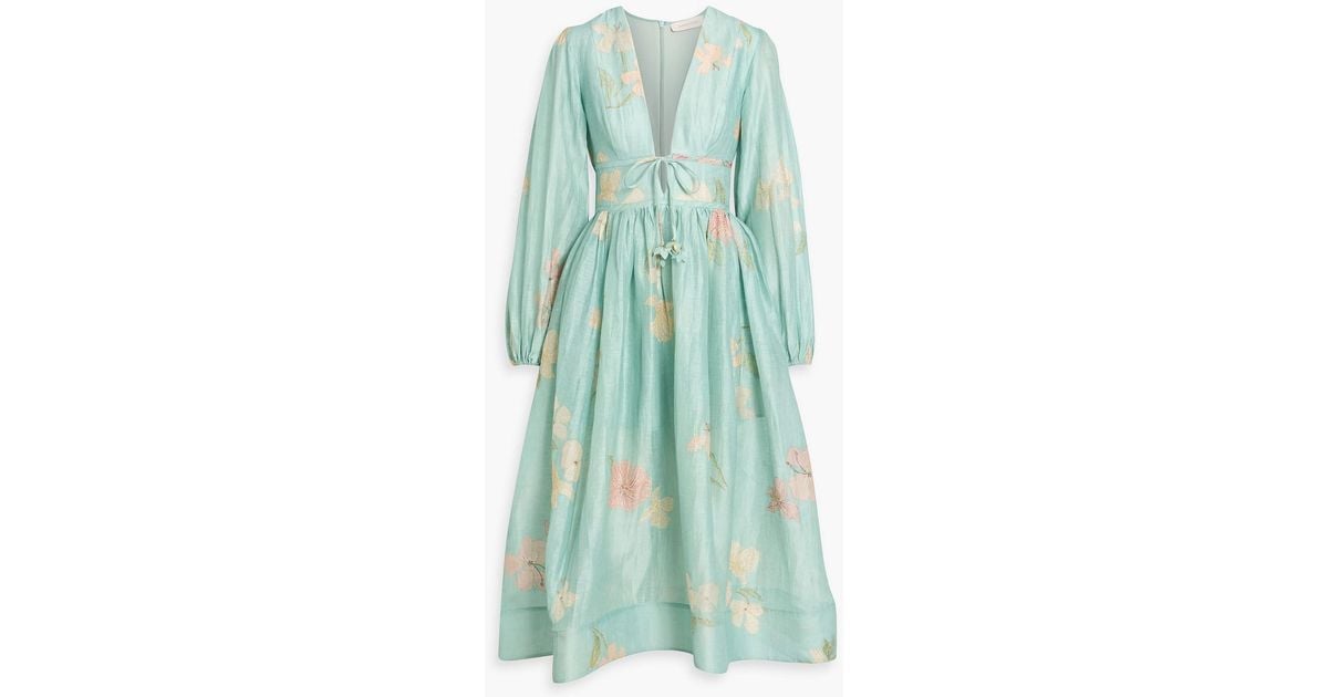 linen today dresses Mirabelle Dress in Juniper Linen  Of Her Own Kind