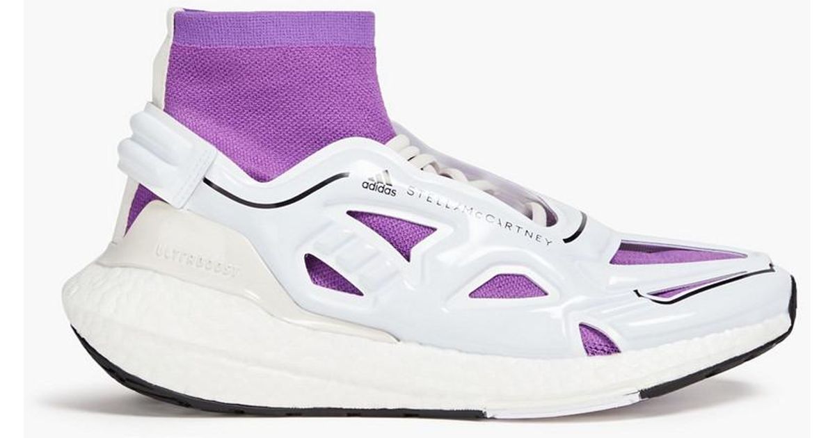 adidas By Stella McCartney Ultraboost 22 Elevate Rubber And Stretch-knit  Sneakers in Purple | Lyst Canada