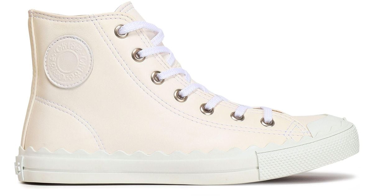 chloe high top sneakers