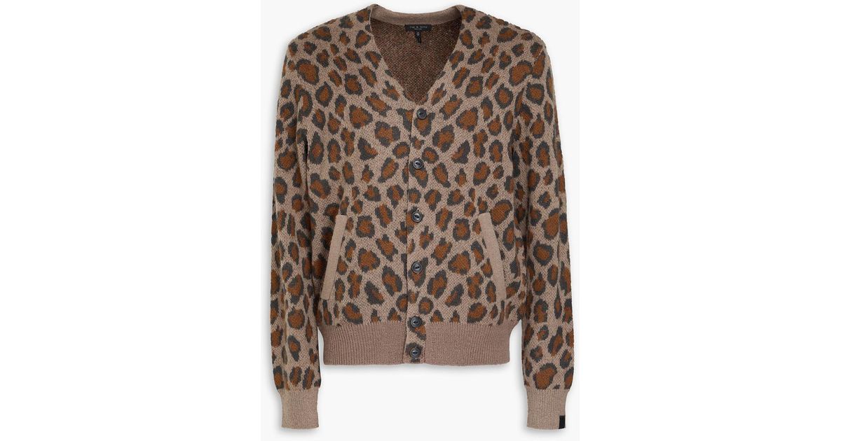 TTT_MSW leopard knit cardigan 抜き出し  