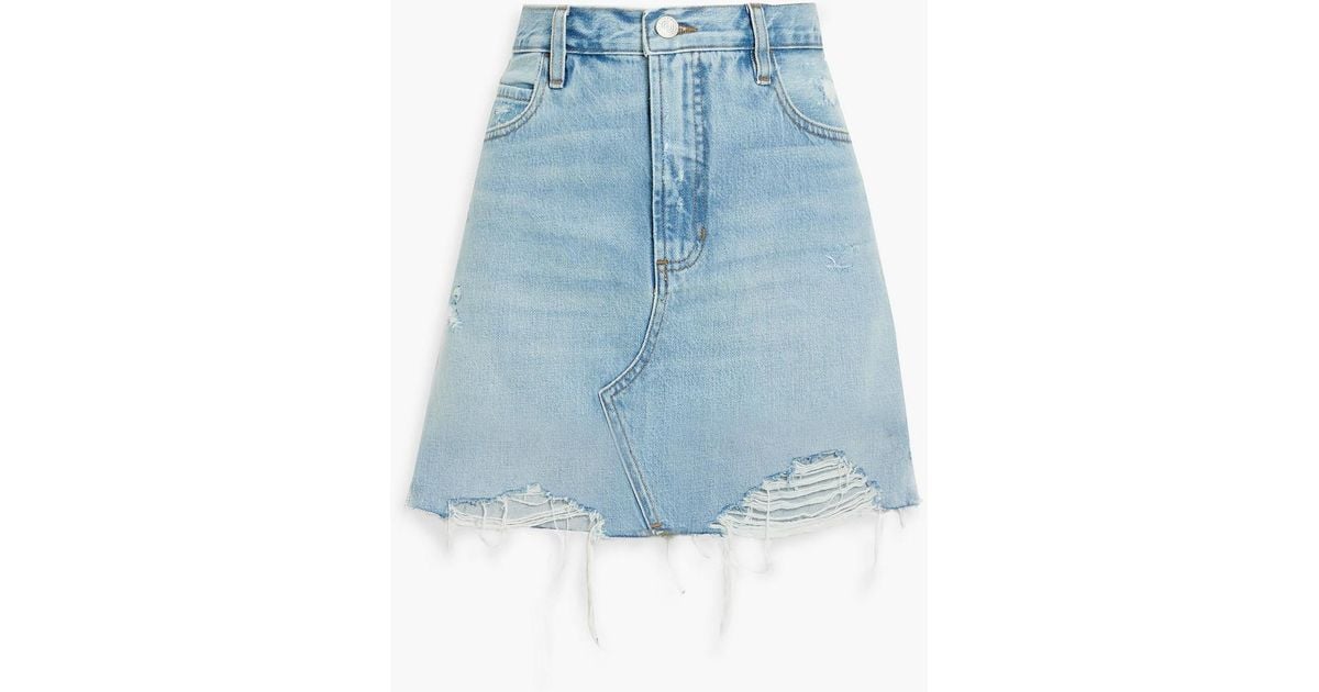 Frame denim mini best sale skirt