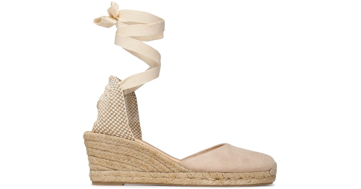 beige wedge espadrilles