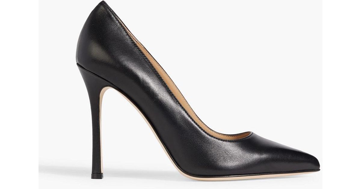 【Sergio Rossi】 New Secret Pump 105  ダークグレー Sergio Rossi New Secret 105 Leather Pumps in Black | Lyst