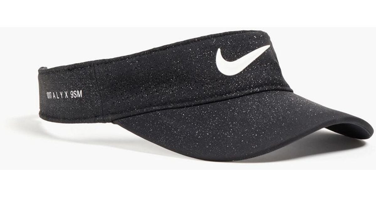 Nike Synthetic Logoprint Shell Visor in Black Lyst UK
