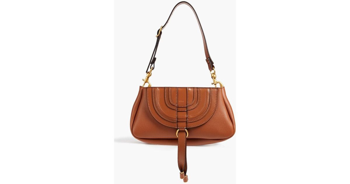 ★関税込★Chloe★クロエ MARCIE SHOULDER BAG★SUNSET BROWN Chloé - Marcie Brown Leather & Suede Shoulder Bag