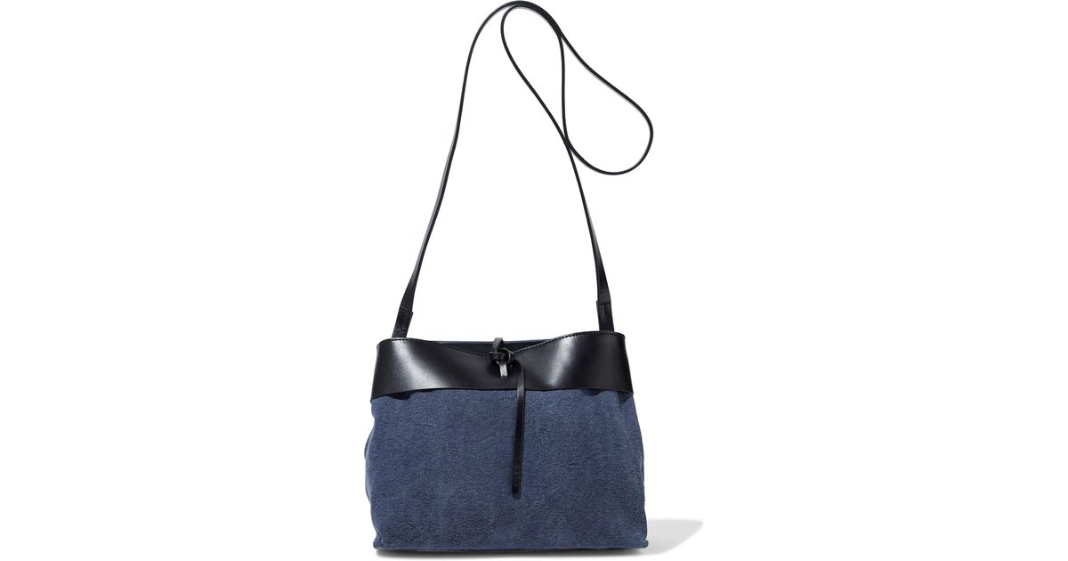 kara tie leather shoulder bag