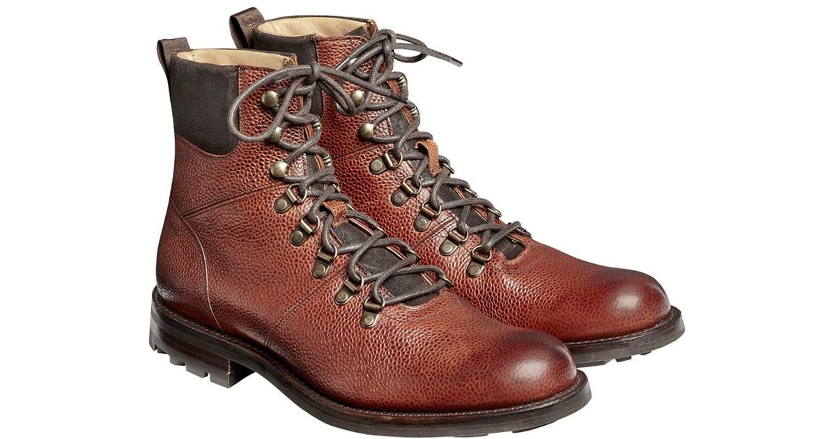 burgundy hiking boots