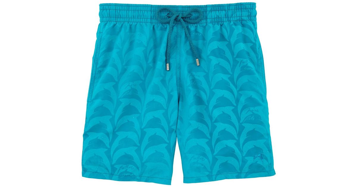 water reactive swim trunks