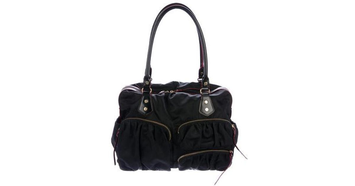 Lyst Mz Wallace Kate Diaper Bag Black In Metallic
