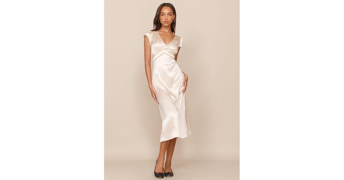 reformation kaye dress ivory Reformation | Dresses | Reformation Kaye Dress Ivory