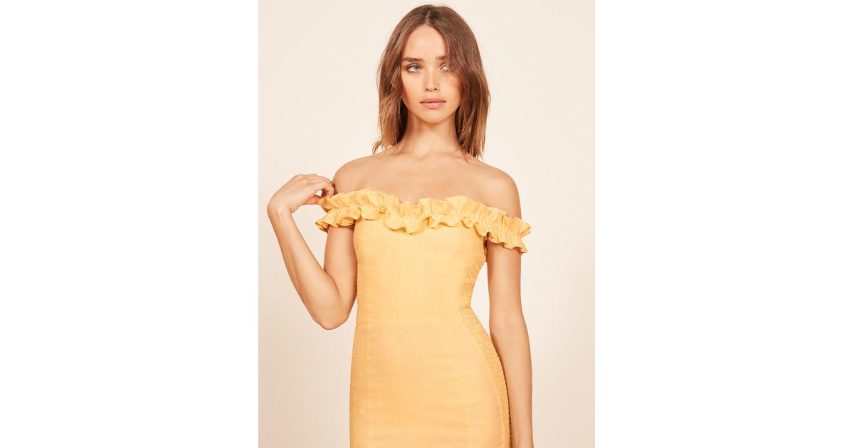 reformation bonita dress