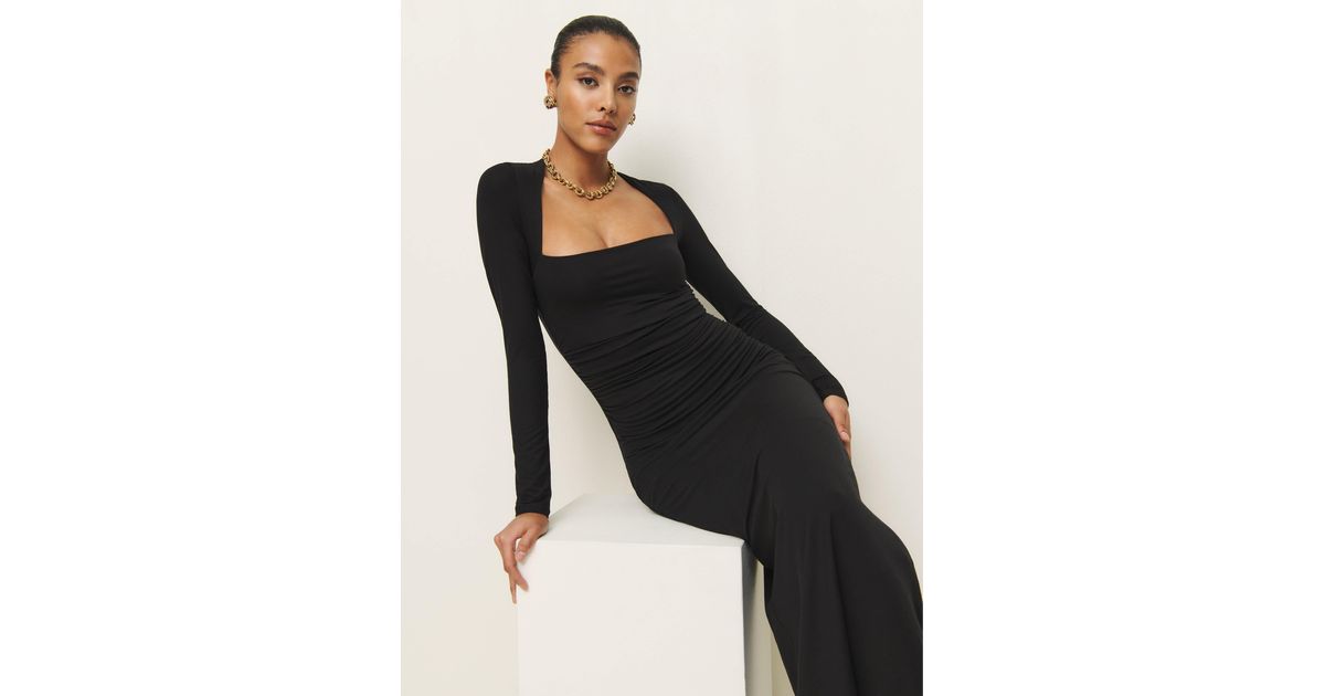 square neck knit midi dress Square Neck Midi Sweater Dress – AKB Boutique