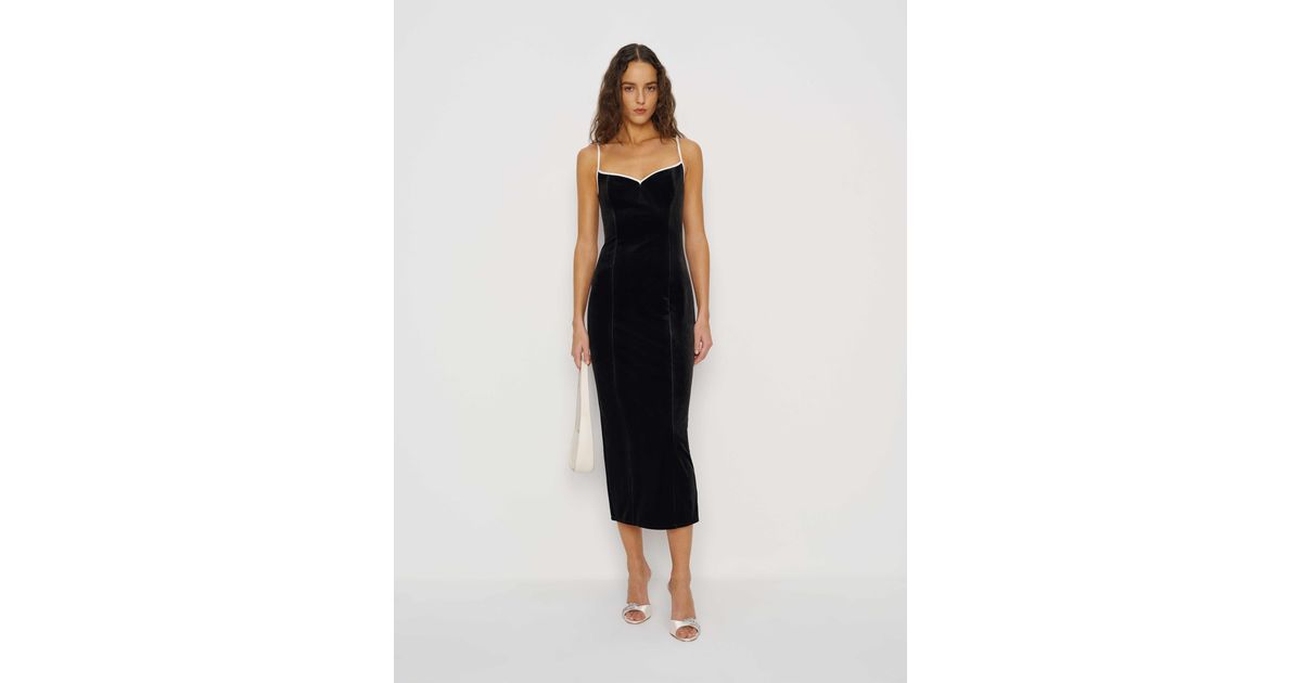 Reformation Remi Knit Dress in Black