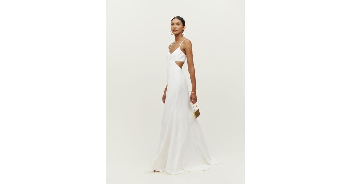 Reformation Astor Dress in White Lyst