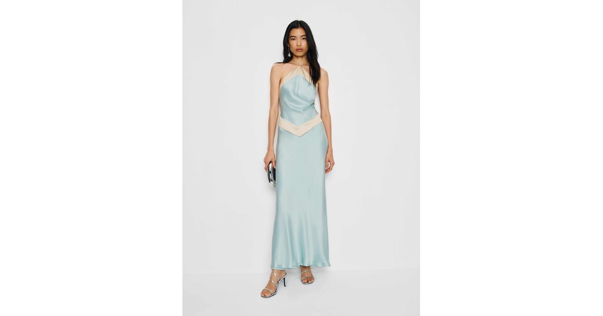 bec and bridge yellow strapless dress Eternity Strapless Maxi in Ice Yellow