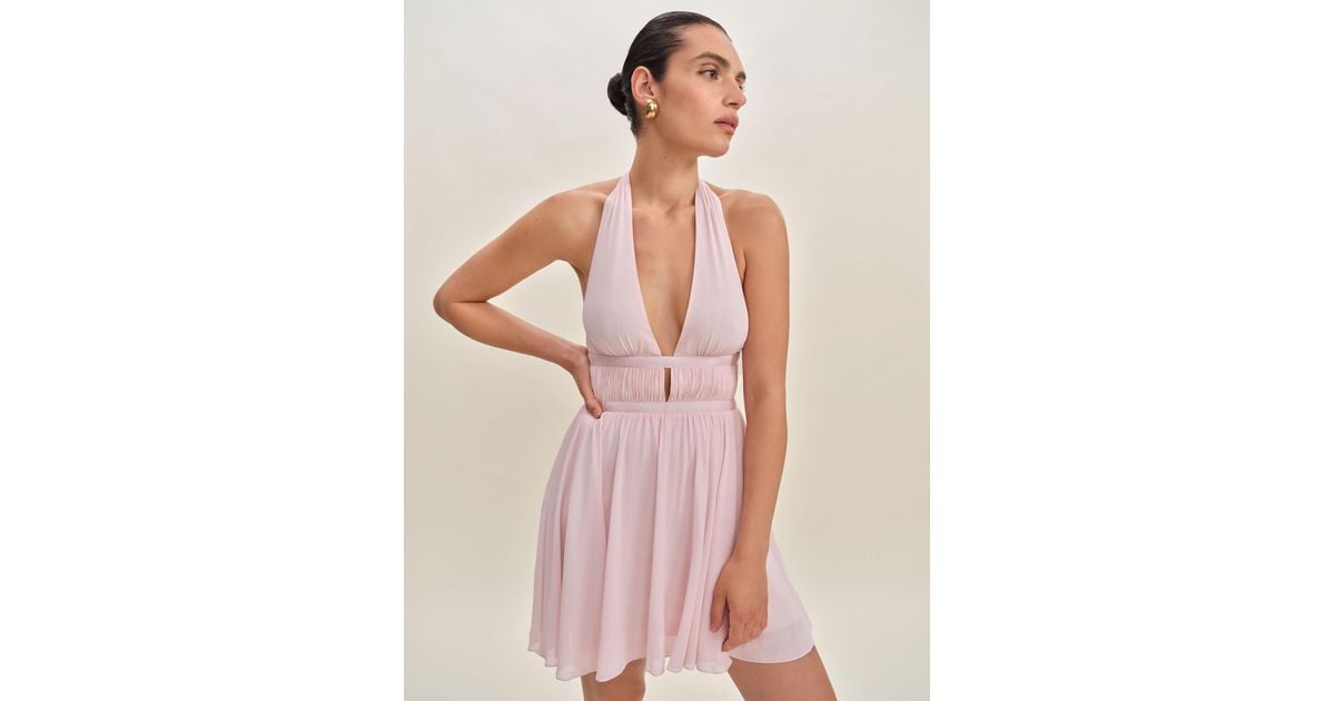 Reformation Anders Dress 10 in Pink | Lyst