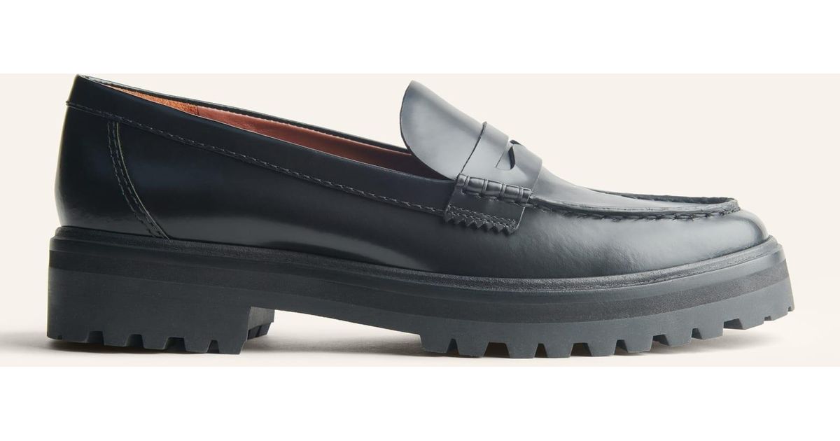 reformation chunky loafers