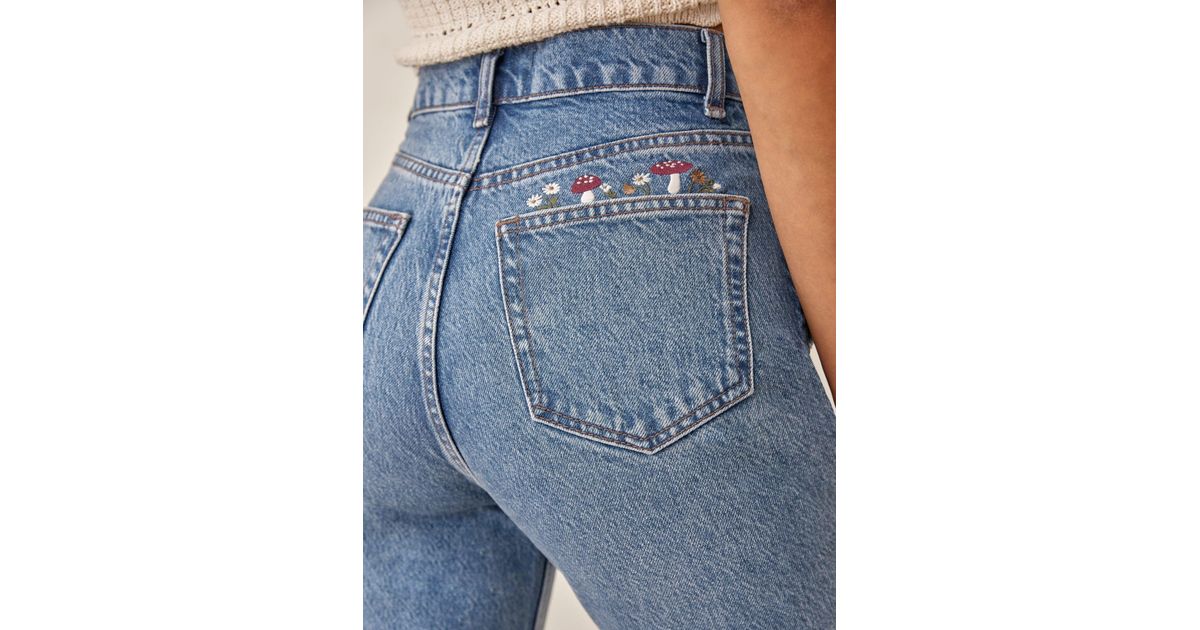 Reformation Denim Cynthia Mushroom High 