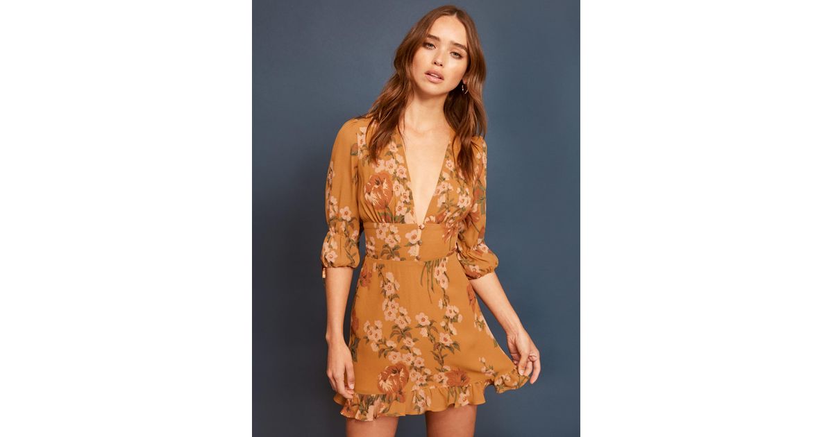 reformation scarlett dress
