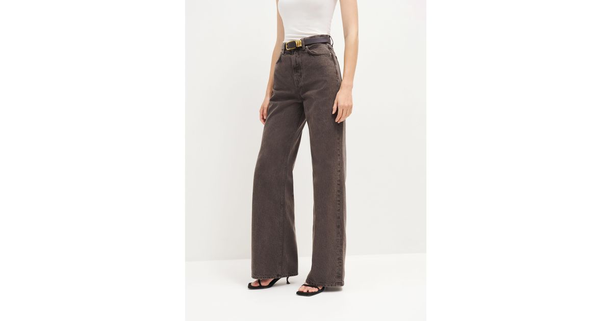 Reformation Cary High Rise Slouchy Wide Leg Jeans