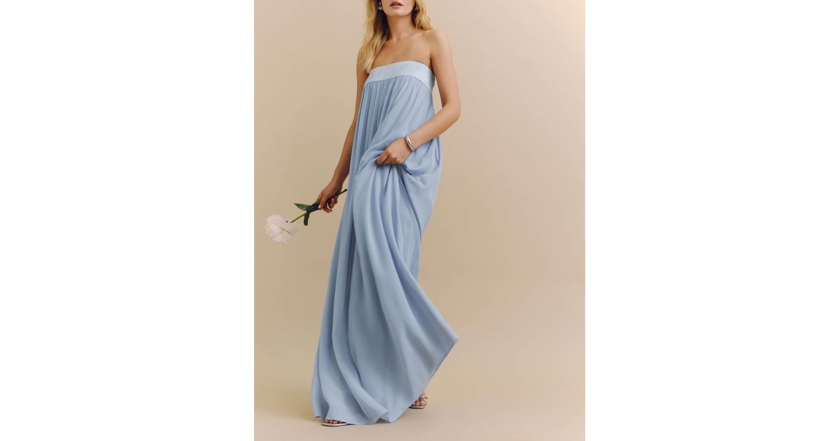 Reformation Maribelle Dress 2 in Blue | Lyst