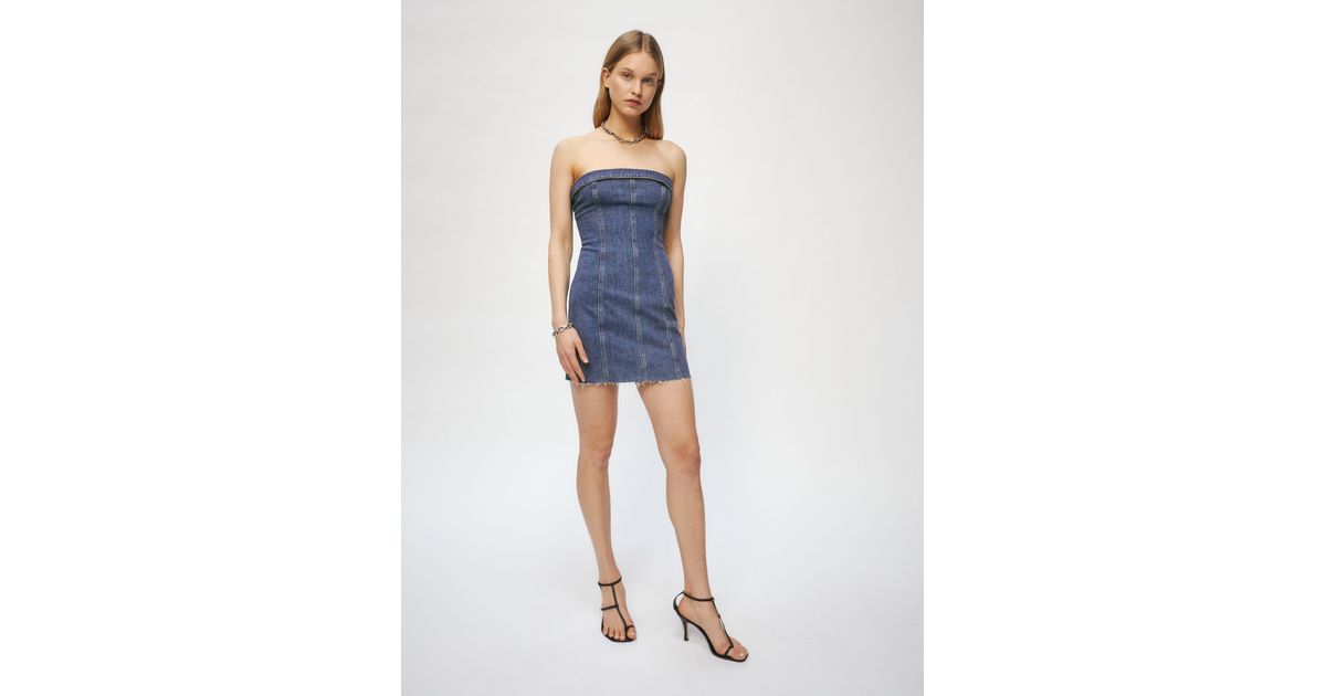 Reformation Madilyn Denim Dress in Blue Lyst