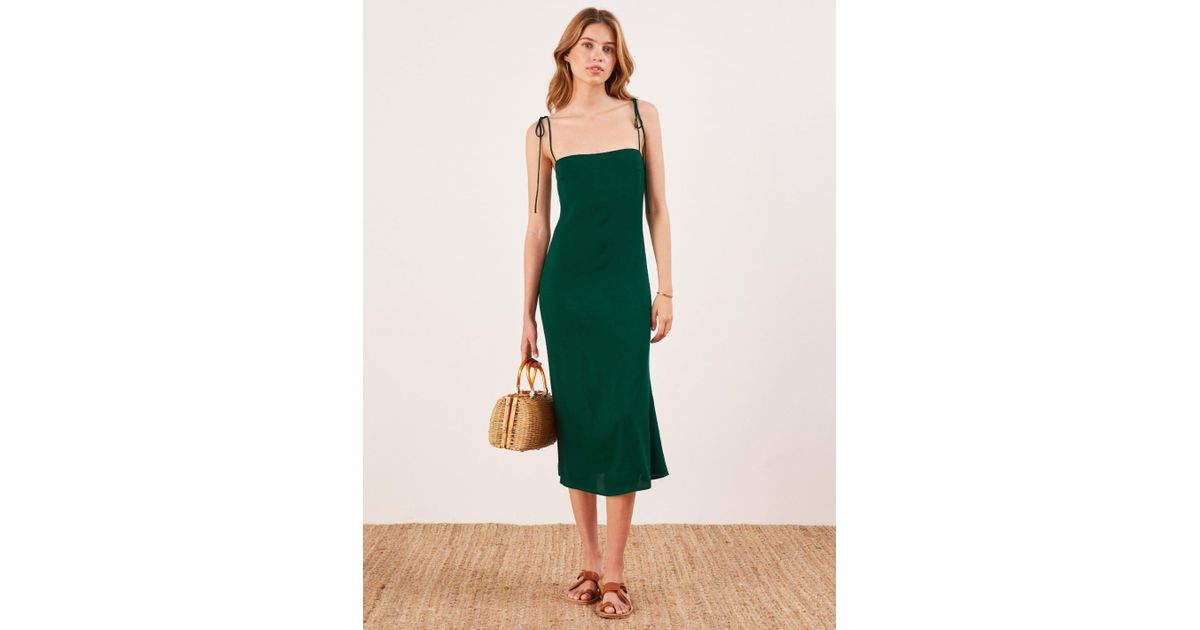 reformation finley dress