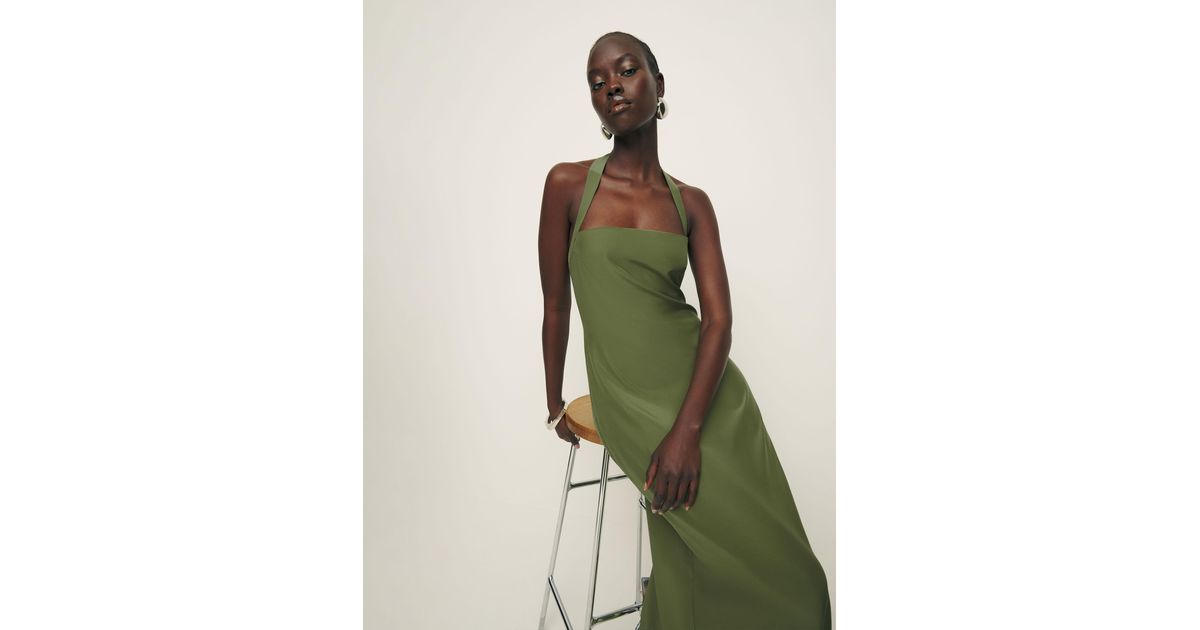 alli silk dress reformation Reformation Alli Silk Dress