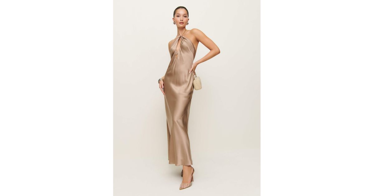 yesenia silk dress reformation Reformation Yesenia Dress Silk