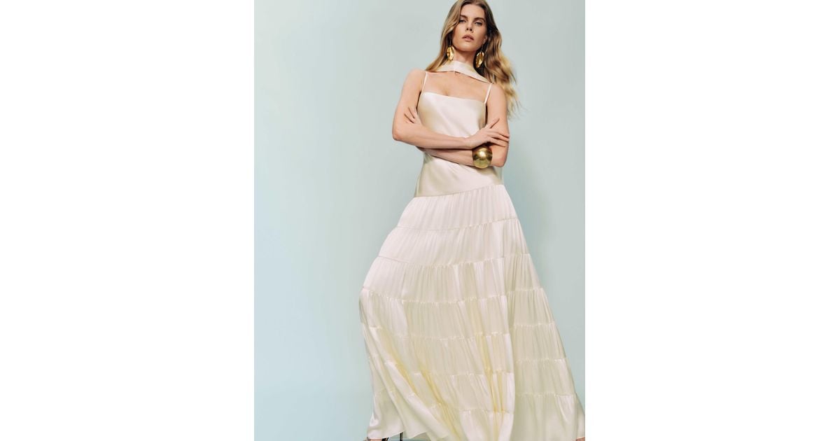 Reformation/Agnes シルクドレス ワンピース Agnes Silk Dress