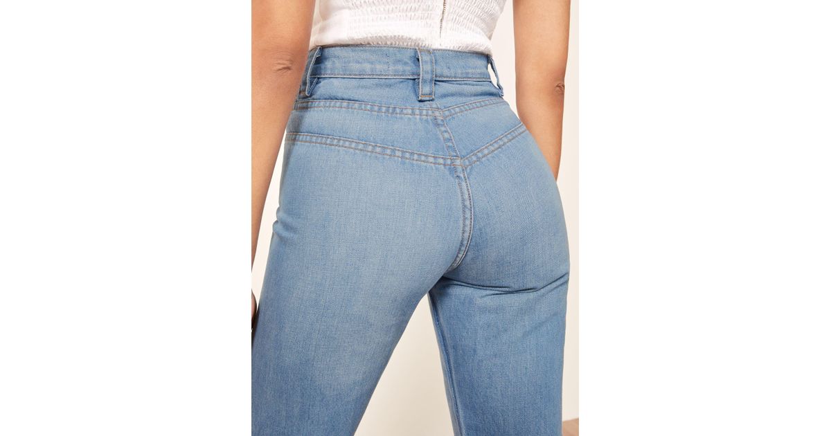 reformation 70s jeans