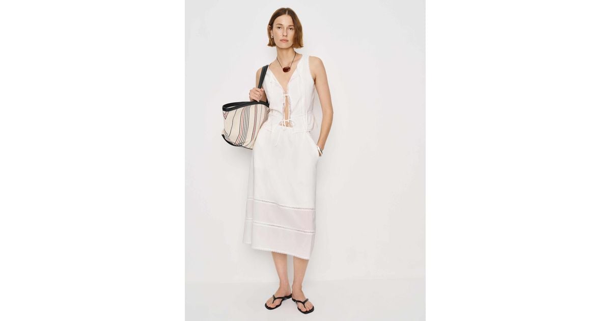 Reformation Ainsley Two Piece 4 in Natural | Lyst Reformation Ainsley Two Piece 4 in Natural | Lyst