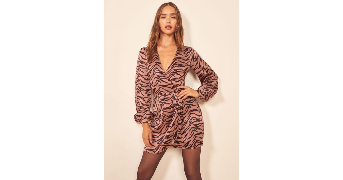 reformation tiger dress