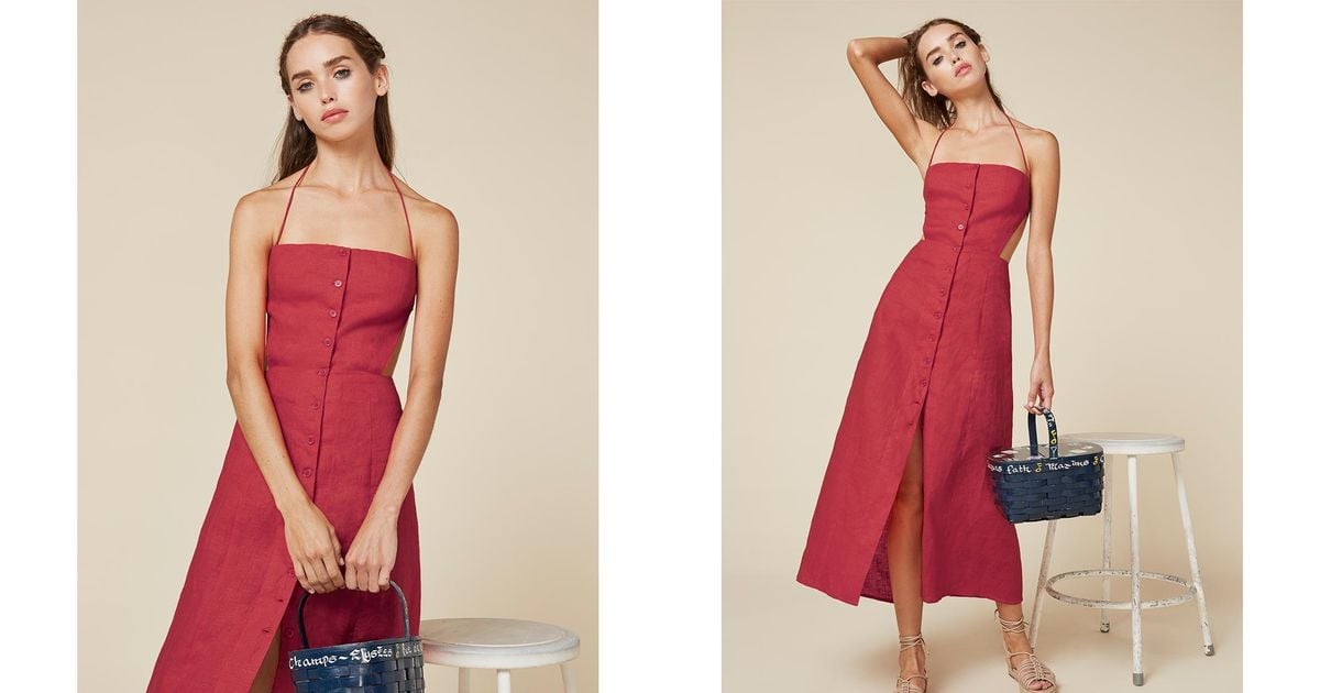 reformation manon dress