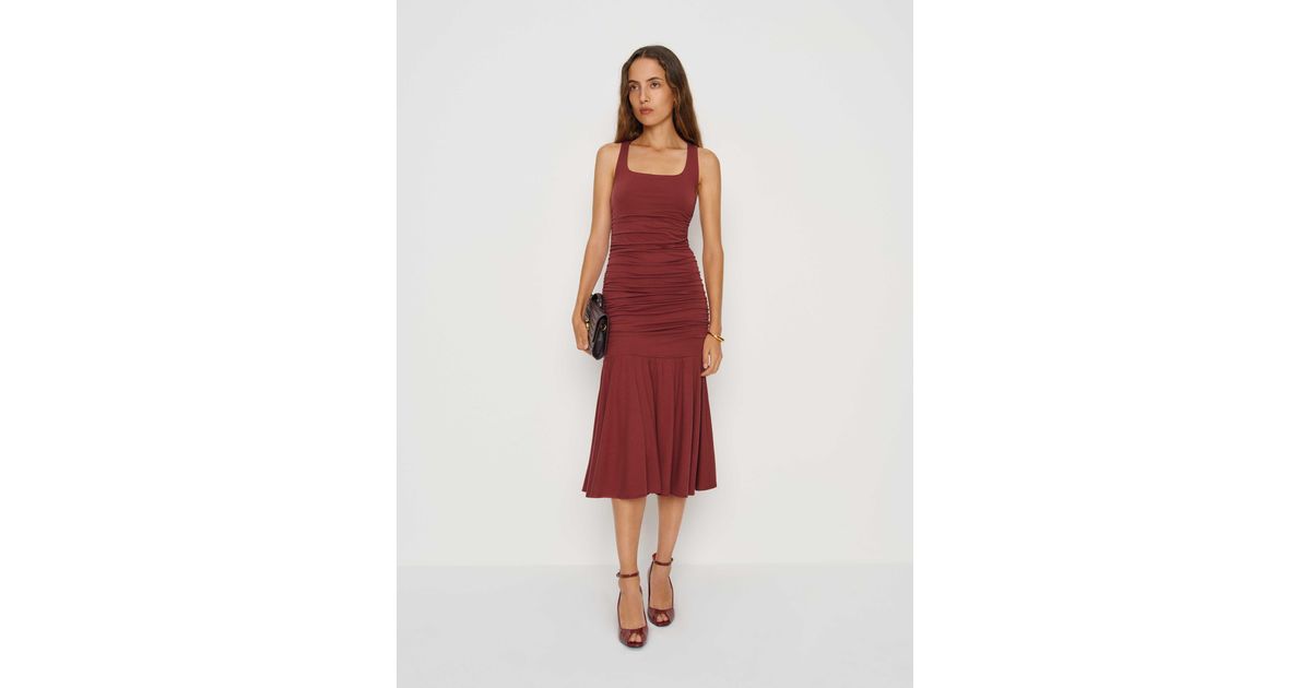 kayla knit dress reformation Reformation Kayla Knit Dress | Ivory