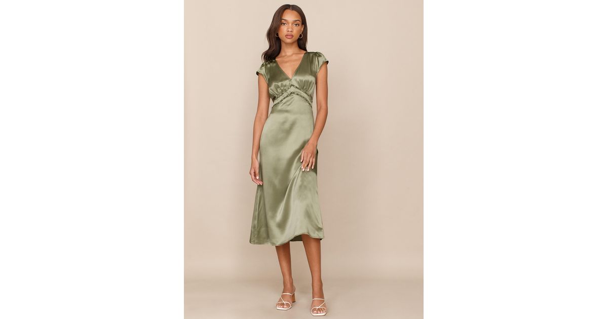 reformation kaye silk dress Reformation Kaye silk dress in Junie, size 2
