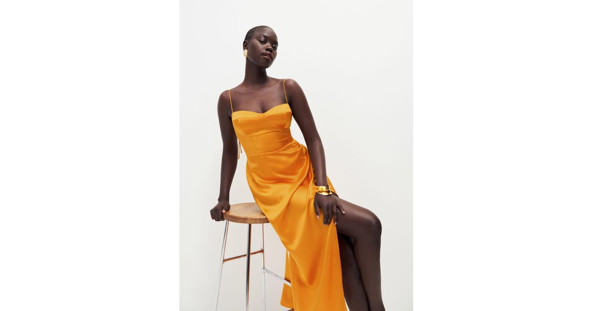 marguerite silk dress reformation Marguerite Silk Dress