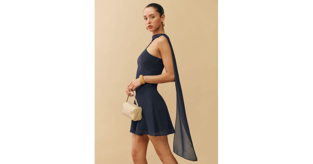 Reformation Rossi Dress in Blue | Lyst
