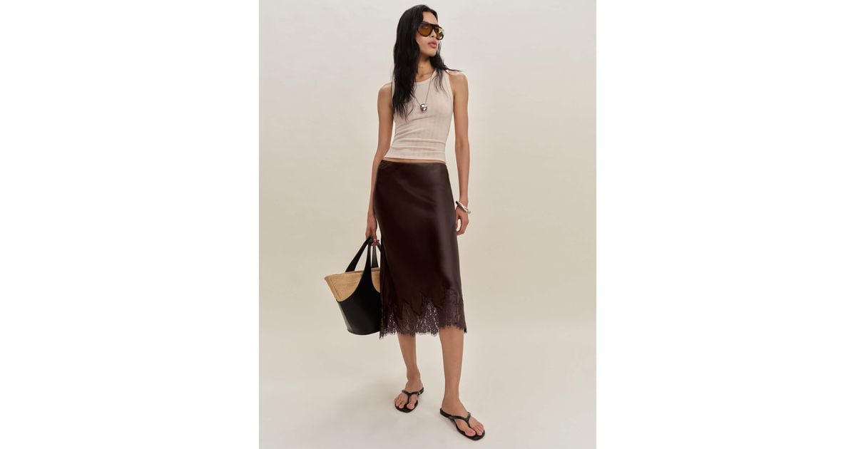 Reformation/Carolina シルク スカート Reformation Carolina Silk Skirt | Shopbop