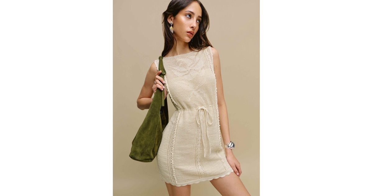 white christmas dresses LUSANA Flynn Crochet Dress – THD Shoppe main image 0